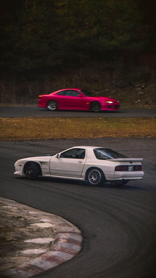 Illustration for article titled Pictures of the last drift session of the day, yesterday @ Auto Land Tsukude...